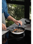 TRAMONTINA ROMAGNA BLUE 20 CM SERAMİK YÜZEYLİ KIZARTMA TAVASI thumbnail 1