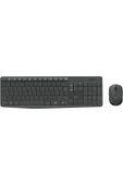 Logitech MK235 Kablosuz Klavye & Mouse Seti-Gri thumbnail 1