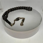 Tesbih TSBH0188HK 925 Ayar Gümüş Püsküllü Gümüş İşlemeli Beyzi Kesim Erzurum Oltu Tesbih thumbnail 1