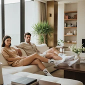 Gost Liria -5’li Beyaz Figürlü   Ribanalı Tenis Ünisex Çorap thumbnail 10