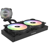 Zalman ALPHA28 Siyah 83CFM 1600RPM 2*14cm ARGB Fan AMD AM5/Intel LGA1700 280mm Sıvı Soğutmalı CPU Fan thumbnail 3