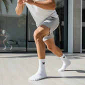 Gost Liria -5’li Beyaz Figürlü   Ribanalı Tenis Ünisex Çorap thumbnail 6