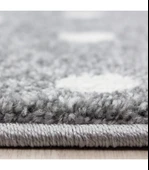 Sevimli Peri Atı Desenli Çocuk halısı Gri Mavi Renklerde thumbnail 2