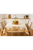 Leke Tutmaz 3D Dijital Baskılı Masa Örtüsü Bal Kabağı Pumpkin Modern Masa Örtüsü thumbnail 4