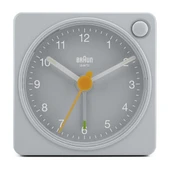 BRAUN BC02XG GRİ KLASİK SEYAHAT ANALOG ALARMLI MASA SAATİ thumbnail 1