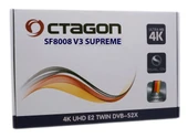 OCTAGON SF8008 SUPREME V3 4K UHD E2 DVB-S2X TWIN thumbnail 1