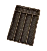 Rattan Örme Çekmece İçi Kaşıklık Organizer 5 Bölmeli thumbnail 2