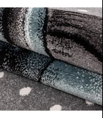 Sevimli Peri Atı Desenli Çocuk halısı Gri Mavi Renklerde thumbnail 4