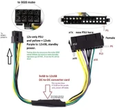 PrimeX PX-4973 DELL Optiplex 8 Pin To 24 Pin ATX PSU Power Güç Adaptör Kablosu thumbnail 3