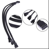 PrimeX PX-4303 4 Pin to 3x Fan Çoklayıcı Y PWM Çoklayıcı Splitter Kablosu thumbnail 4