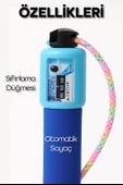 Sayaçlı Atlama İpi Uzunluk Ayarlanabilir Atlama Sekme İpi Jump Rope Şeffaf Simli İp K1567 thumbnail 5