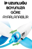 Sayaçlı Atlama İpi Uzunluk Ayarlanabilir Atlama Sekme İpi Jump Rope Şeffaf Simli İp K1567 thumbnail 6