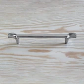 Mobilya Çekmece Mutfak Kapak Dolap Kulpları Dolabı Kulbu Kulpu 160 mm Krom Kulp Metal thumbnail 5