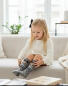 Bebekli Kız Çocuk Dizaltı Çorap thumbnail 3