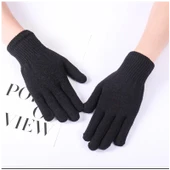 Siyah Kışlık Tiriko Kadın Eldiven Siyah Eldiven thumbnail 7