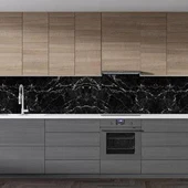 Siyah Mermer Desenli Yapışkanlı Kaplama Kağıdı 5 Metre thumbnail 5