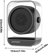 Ofisler İçin Taşınabilir Isıtıcı  Taşınabilir Hızlı Isıtma Elektrikli Isınma Cihazları,Ofis Isıtıcısı - Oda, Yatak Odası, Ev, Garaj, Kamp, Ev, thumbnail 4