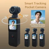 Ozmik ES-PX3 5k Ultra HD Aksiyon Kamerası Ultra Stabil Çekim, Anti-Shake Teknolojisi thumbnail 2