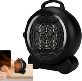 Besreey Fan ve Isıtıcı - Üç Güç Seviyesi Ayarlanabilir Sirkülatör Fan - Sessiz Elektrikli Isıtma Ofis Banyo İçin Devrilme Aşırı Isınma Koruması thumbnail 1