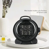 Besreey Fan ve Isıtıcı - Üç Güç Seviyesi Ayarlanabilir Sirkülatör Fan - Sessiz Elektrikli Isıtma Ofis Banyo İçin Devrilme Aşırı Isınma Koruması thumbnail 2