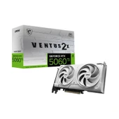 Msı Geforce Rtx5060tı 16g Ventus 2x Oc Whıte Plus 16gb Gddr7 128bıt 3xdp 1xhdmı Ekran Kartı thumbnail 1