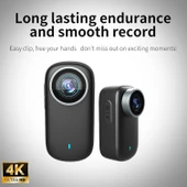 Ozmik Ekranlı 4K Aksiyon Kamerası Ultra Hd Video Kaydı 180 Lens Dönüşü Bataryalı Aksiyon Kamerası thumbnail 6