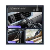 Ozmik ST-126Plus Yüksek Güçlü El Tipi Süpürge 18000Pa Emme Gücü Şarj Edilebilir Numaratör Hediye thumbnail 6