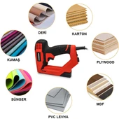 KBZ200B 8-16mm Zımba ve 15-16mm Profesyonel Çivi Çakma Makinesi + 3000 adet Yedek Zımba ve Çivi thumbnail 5