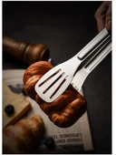 Maşa Paslanmaz Barbekü Maşası - 25 Cm Mutfak Ekmek Maşası thumbnail 5