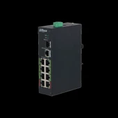 Dahua Lr2110-8et-120, 10port, Megabit, 8 Port Megabit Poe, 120w, 1 Port Gigabit, 1 Port Gigabit Sfp, Endüstriyel, Masaüs thumbnail 2