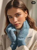 Kışlık Tiriko Kadın Eldiven Açık Mavi Eldiven thumbnail 1