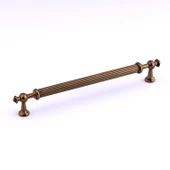 Nesil Çizgili 288 mm Bronz Metal Mobilya Kolu Mutfak Dolabı Çekmece Kapak Kulpu Kulp Tasarımı thumbnail 1