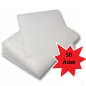 Balonlu Patpat Tabaka, Bantlı Baloncuklu 30cm x 30 cm Koruyucu Tabaka 50 Adet thumbnail 2