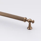 Nesil Çizgili 288 mm Bronz Metal Mobilya Kolu Mutfak Dolabı Çekmece Kapak Kulpu Kulp Tasarımı thumbnail 12