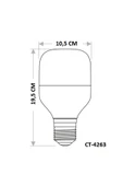 Cata Ct-4263 35w Led Ampul 6400k Beyaz E27 Duy thumbnail 3