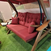 Bahçeci Venedik Ahşap Bahçe Salıncak 3 Kişilik - Ekstra Sağlam Masif Gürgen thumbnail 10