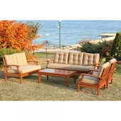 Bahçeme Çengelköy Ahşap Bahçe Koltuk Tekli - İç Ve Dış Mekan Koltuğu (Mindersiz) thumbnail 6