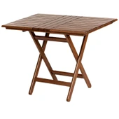 Bahçeme Avşa Ahşap Katlanır Bahçe Balkon Takımı Beyaz: 60x100 Masa + 4 Sandalye thumbnail 8