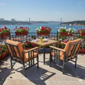 Bahçeme Çamlıca 2li Balkon Set - Alüminyum Bahçe  Teras Balkon Kanepe Takımı thumbnail 2