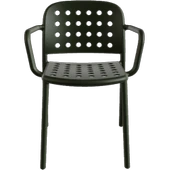 Papatya Bomonti Koltuk Açık Gri - Plastik Bahçe Balkon Mutfak Sandalyesi thumbnail 1