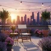 Bahçeme Marmaris Katlanır Sandalye - Masif Gürgen Beyaz Ahşap & Antrasit PVC Kumaş thumbnail 3