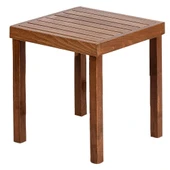 Bahçeme Kandilli Şezlong Tipi Sandalye Takımı: 40x40 Sehpa + 2 Sandalye - Plaj Havuz Başı Bahçe Set thumbnail 4