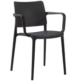 Papatya Joy Koltuk Turkuaz - Kolçaklı Bahçe Balkon Mutfak Sandalyesi thumbnail 4