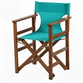 Bahçeme Yonetmen Ve Rejisör Sandalye Için Pvc Kumaş Set -  Tek Parça Yeşil thumbnail 8