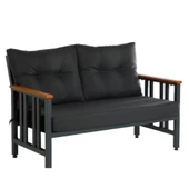 Bahçeme Çamlıca Alüminyum Bahçe Oturma Grubu - 4 Kişilik Bahçe, Balkon Koltuk Takımı thumbnail 4