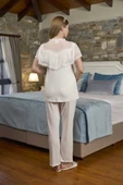 Aqua 26302 Dantel Detay Lohusa Pijama Takımı thumbnail 4