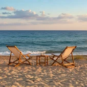 Bahçeme Belek Ahşap Şezlong - Kolçaklı, 4 kademeli, PVC Gerdirme Kumaş - Plaj Havuz Bahçe Şezlongu thumbnail 5