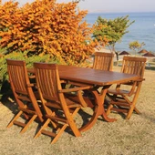 Bahçeci Sevt Katlanır Ahşap Sandalye - Teras, Balkon, Bahçe Sandalyesi thumbnail 6