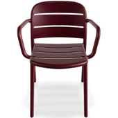 Papatya Beykoz Koltuk Servi Yeşil 4lü Paket - Plastik Bahçe Balkon Mutfak Sandalyesi thumbnail 4