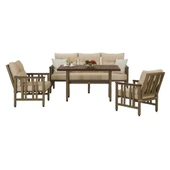 Bahçeme Çamlıca Alüminyum Bahçe Oturma Grubu - 5 Kişilik Bahçe, Balkon Koltuk Takımı thumbnail 4